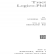 Tractatus Logico-Philosophicus<br />photo credit: Wikipedia